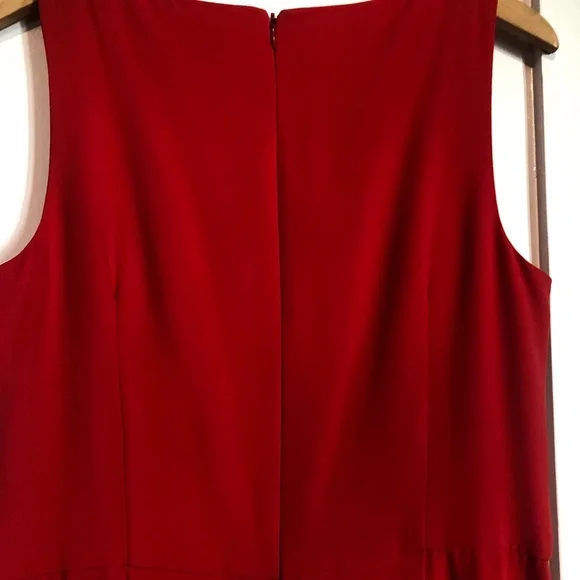 Trina Turk Bright Orange/Red Jumpsuit Size 8 - Picture 4 of 5